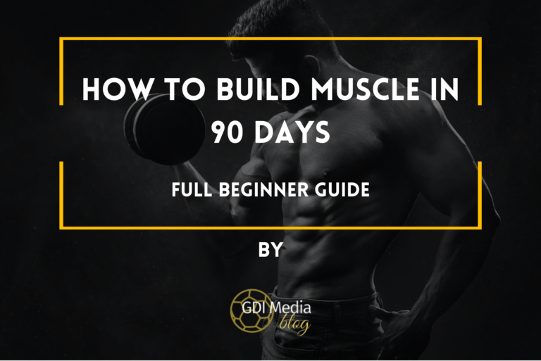 Man building muscle
